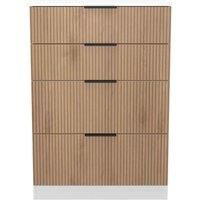 Welcome Furniture Ready Assembled Java 4 Drawer Deep Chest
