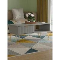 Swift Andie Ready Assembled 1 Drawer Coffee Table - Grey