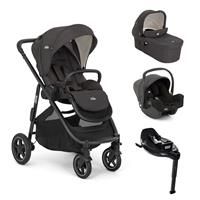 Versatrax (Ia) On The Go Encore Bundle (Versatrax Pushchair, Ramble Xl Carry Cot, I-Snug 2 Infant Carrier - Shale & I-Base Encore) (New)