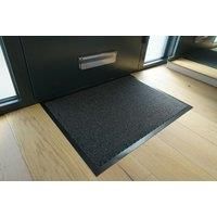 Non Slip Heavy Duty Dirt Rubber Edged PVC Barrier Door Entrance Mats Black -Grey