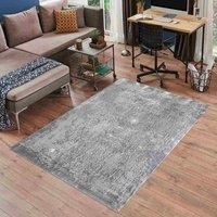 Serdim Rugs Modern Abstract Acrylic Contemporary Area Rug Grey 200x290