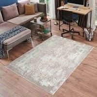 Serdim Rugs Serenity Modern Abstract Acrylic Contemporary Area Rugs, polyester, Gold, 200x290cm (6'7"x9'6")
