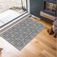 Serdim Rugs Siam Trellis Anti Slip Mats Silver 160X220 Cm