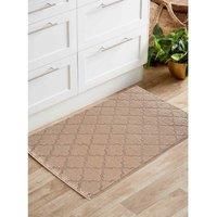 Serdim Rugs Trellis Anti Slip 9Mm Mats Beige 120X160 Cm