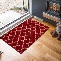 Machine Washable Non Slip Trellis Kitchen, Corridor, Hallway Runners Rugs Mats