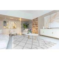 Shaggy Rugs Moroccan Berber Living Room Diamond Design