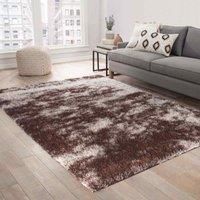 Serdim Rugs California Twotone Shaggy Rugs 80 X 150cm Bronze