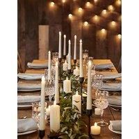 Lights4fun TruGlow Set of 8 Flameless LED Taper Candles Battery Operated