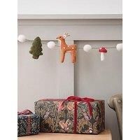 Lights4Fun 1.8M Winter Woodland Felt Garland