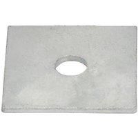 Timco M10 x 50 3mm Square Plate Washers Hot Dip Galvanised - Box of 100