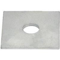 Timco M12 x 50 3mm Square Plate Washer Hot Dip Galvanised - Box of 100
