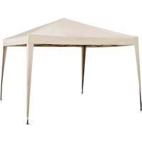 VonHaus 3M X 3M Pop up Gazebo-  Ivory - Outdoor Waterproof Gazebo