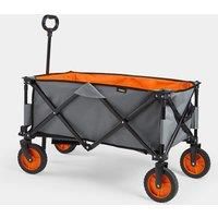VonHaus Folding Cart - Garden/Festival Trolley with Brakes - Portable Design