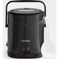 NEW VonShef Rice Cooker Steamer Cooking Pot Non Stick Electric 200W 0.3L Compact