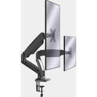 VonHaus Full Motion Dual Monitor Mount: Double Arm Desk Clamp for 17-32" Screens