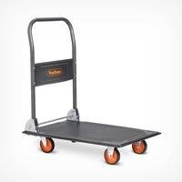 VonHaus 150kg Capacity Platform Truck - Multi-Functional Folding Platform Trolley for Easy Transportation/Heavy Lifting