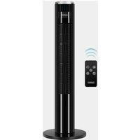 VonHaus 87cm Oscillating Tower Fan VonHaus  - Black - Size: 80cm H X 28cm W X 28cm D