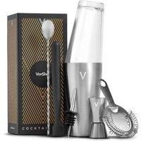 VonShef Cocktail Set – Boston Cocktail Shaker Kit 8 Piece in Gift Box with Accessories Including Glass, Jigger and Strainer