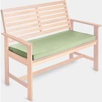 VonHaus Padded Outdoor Bench Cushion 105cm x 49cm x 5cm 2 Seater Cushion Sage Green