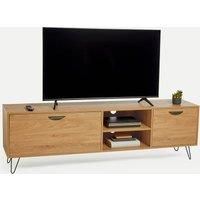 VonHaus TV Unit Cabinet Media Stand Large 2 Door Sideboard Living Room Furniture