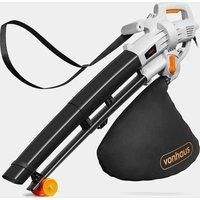 VonHaus 3 in 1 Leaf Blower - 3000W Garden Vacuum & Mulcher - 35 Litre Collection Bag, 10:1 Shredding Ratio, Automatic Mulching Compacts Leaves in Bag with 10m Cable