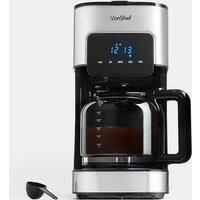 VonShef 1.5L Filter Coffee Maker Machine Instant 12 Cups LCD Display Reusable