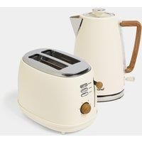 Kettle and Toaster Set Cream – VonShef 1.7L Rapid Boil Kettle & 2 Slice Toaster
