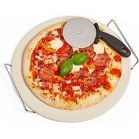 BBQ Pizza Stone & Cutter