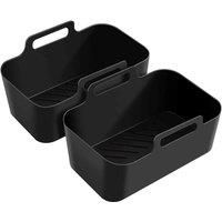 VonShef Air Fryer Liners, Set of 2 Silicone Liners, Suitable for 3/4L Airfryers