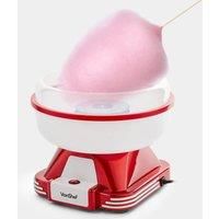 Candy Floss Machine Red - VonShef Cotton Candy Maker w/ Candyfloss Stick – 500W