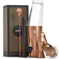 Boston Cocktail Shaker Set, VonShef 6Pc Stainless Bartender Kit