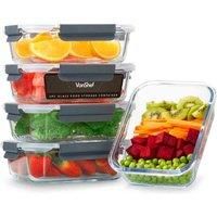 5pc Glass Food Storage Containers