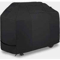 VonHaus Waterproof Medium BBQ Cover - Premium Heavy Duty, Breathable 420D Oxford Fabric Protection for Portable Charcoal/Gas Barbecues (H124.5 x W152 x D67cm)