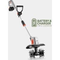 VonHaus Tiller Cordless, Garden Soil Cultivator/Rotavator, 20V Battery & Charger