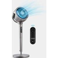 VonHaus Pedestal Fan – Air Circulator with 12 Speeds, Remote Control, 12hr Timer, 120° Oscillating, Height Adjustable, 7 Blades – Standing Floor Cooling Fan for Home, Office, Living Room, Bedroom