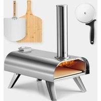 VonHaus Pizza Oven Outdoor Tabletop with Accessories, for up to 12" Pizzas