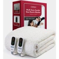 VonHaus Electric Blanket Double with Mult Heating Zones, Heated Mattress Topper