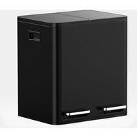 Matte Black Double Bin - 30L