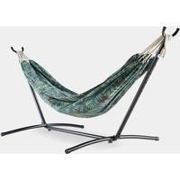 Palm Print 2 Person Hammock with Frame