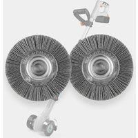 VonHaus Weed Remover Replacement Nylon Wheel Brushes Pack of 2 – Spare Attachment for The VonHaus 20V Cordless Weed Cleaner/Sweeper Machine