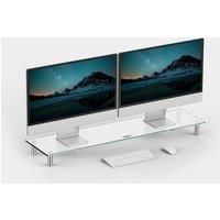 X Large Monitor Stand Height Adjustable Screen Riser | 100 x 26cm