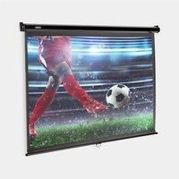 VonHaus 80-Inch Projector Screen for Wall or Ceiling Mounting | (W) 182 x (H) 90 Centimetres, 4:3 Aspect Ratio – 1.1 Screen Gain Rating – Home Cinema or Theatre