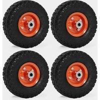 VonHaus 10” Pneumatic Wheels - 4 Pack of Spares - Universal Design