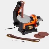 VonHaus Disc & Belt Sander | Adjustable Sanding Belts, Discs & Sanding Table