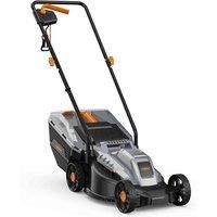 VonHaus Electric Lawnmower 1200W – Rotary Lawn Mower Corded – 30L Collection Box