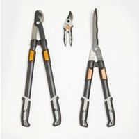 VonHaus Pruning Set | Pruner, Lopper, Shears, Anti-Rust Stainless Steel Blades