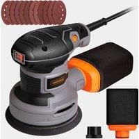 Random Orbit Sander 300W with 12 Sanding Pads, Variable Speed up to 14000RPM