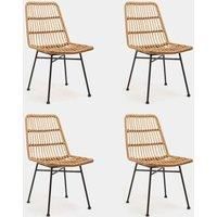 Richmond Set of 4 Rattan Dining Chairs