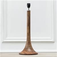 Voyage Maison Kinross Wooden Tall Table Lamp Base Only-Brown