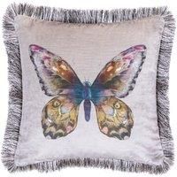 Voyage Maison Lenore Feather Filled Cushion 50cm x 50cm Silver